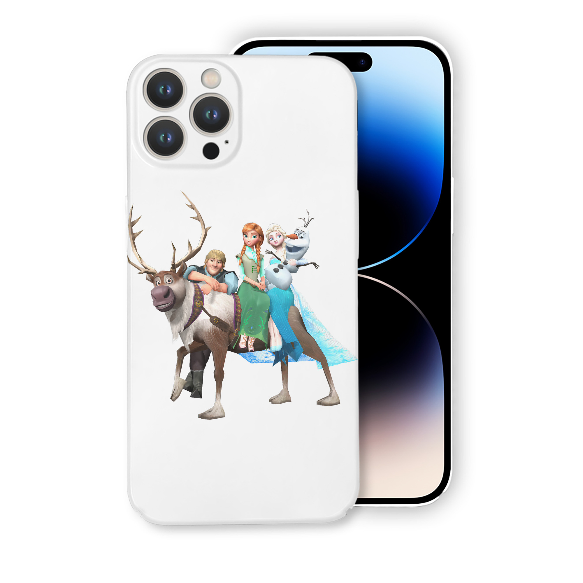（画像用） アナと雪の女王 アンナ エルサ Frozen Anna Elsa 【iPhone 14シリーズ対応】ハードケース